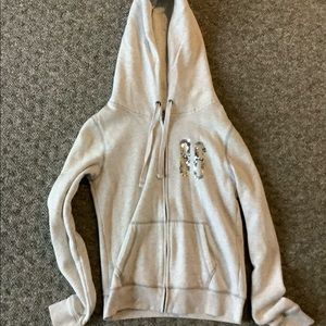Women’s pink zip up hoodie size  xs